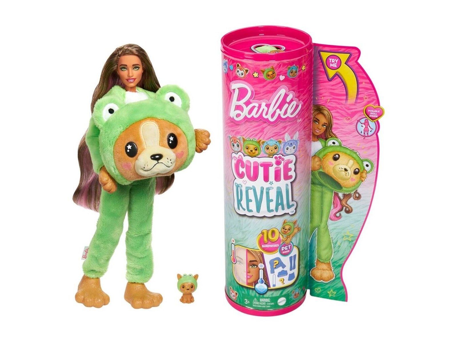 Barbie Cutie Reveal Costume Dog in Frog Barbie Cutie Reveal Costume Dog in Frog